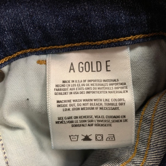 AGOLDE Los Angeles Sophie Denim Jeans Womens Size‎ 25 Dark Wash Skinny Mid Rise - Picture 7 of 8